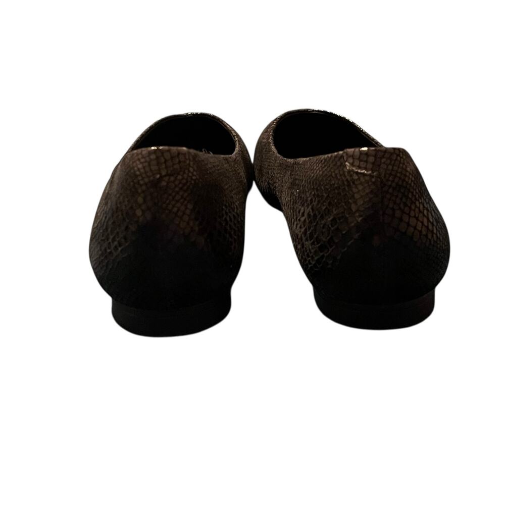 Vionic Caballo Flat Black Metallic Snakeskin - image 4